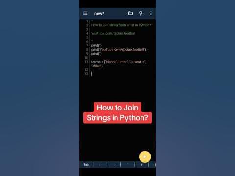 How to Join Strings in #Python? #pythonprogramming #pythontutorial # ...