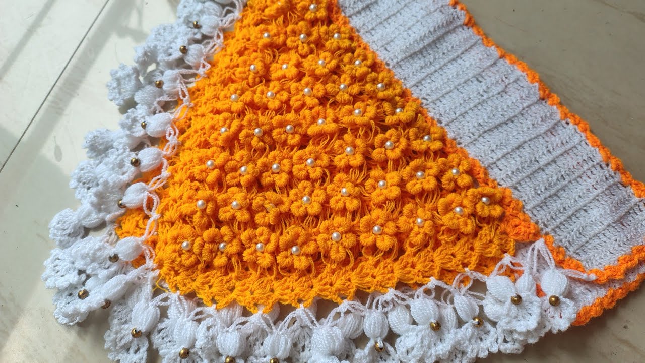 Beautiful and easy toran design part-1 | crosia toran design | woolen flower toran design | crochet.