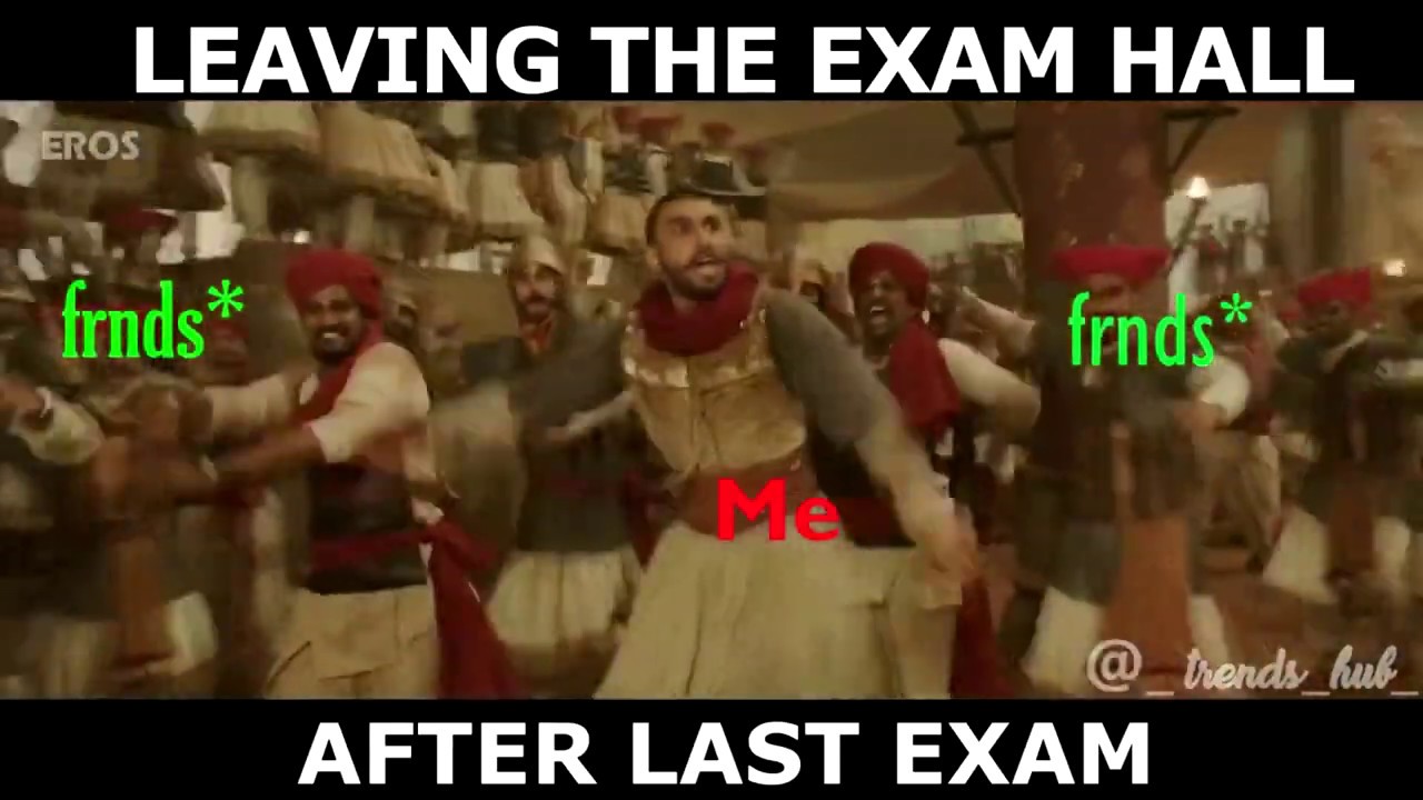 EXAMS OVER - LEAVING THE EXAM HALL RANVEER SINGH STYLE FULL HD ...