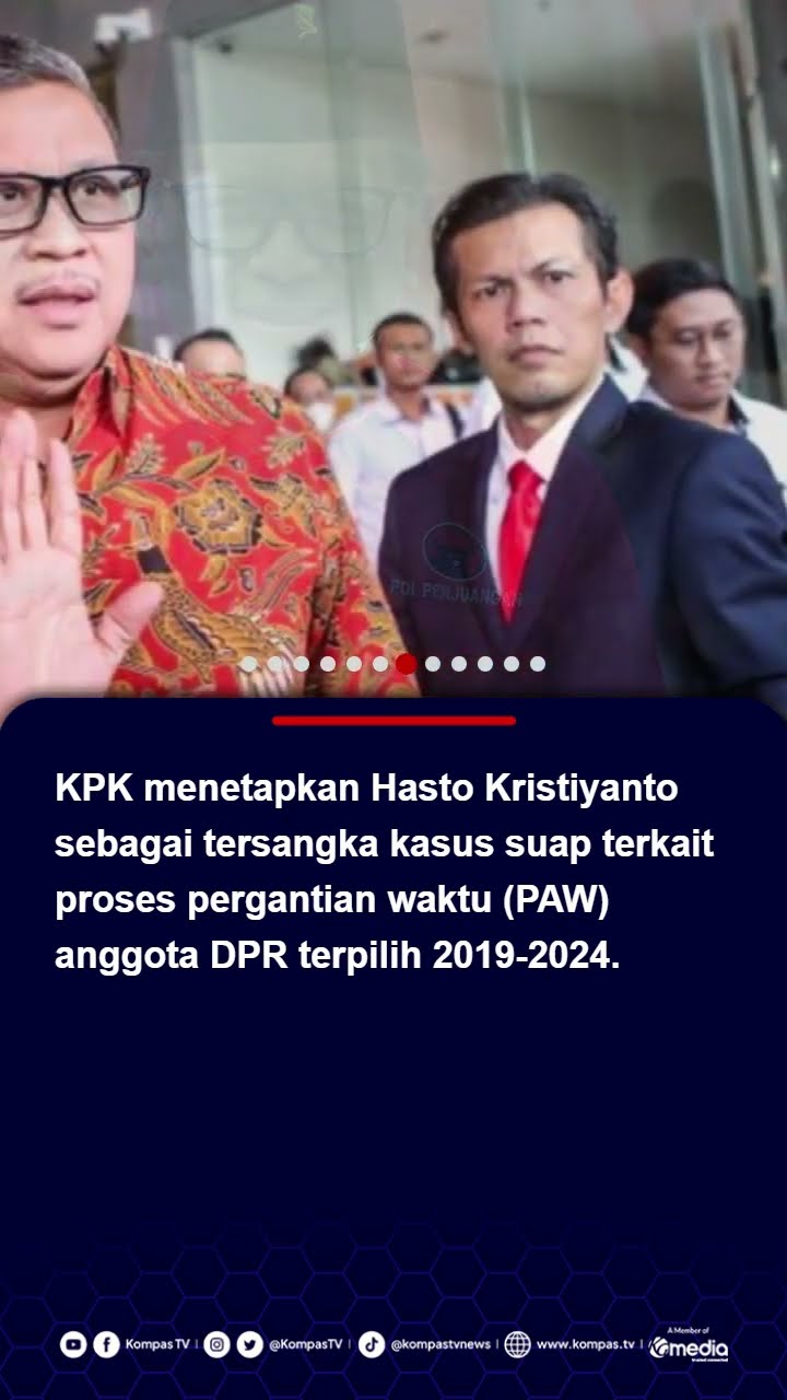 KPK Tegaskan Hasto Bisa Ditahan meski Gugatan Praperadilan Berjalan #kpk #hastokristiyanto