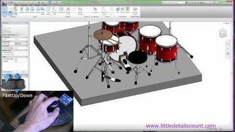 Revit 2012_Navigating a Family Using the SpacePilot PRO