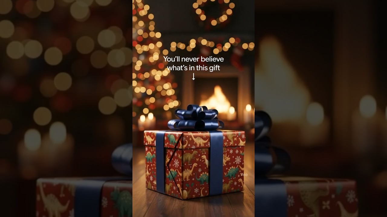 Unbox your imagination with Veo 3.1 🎁