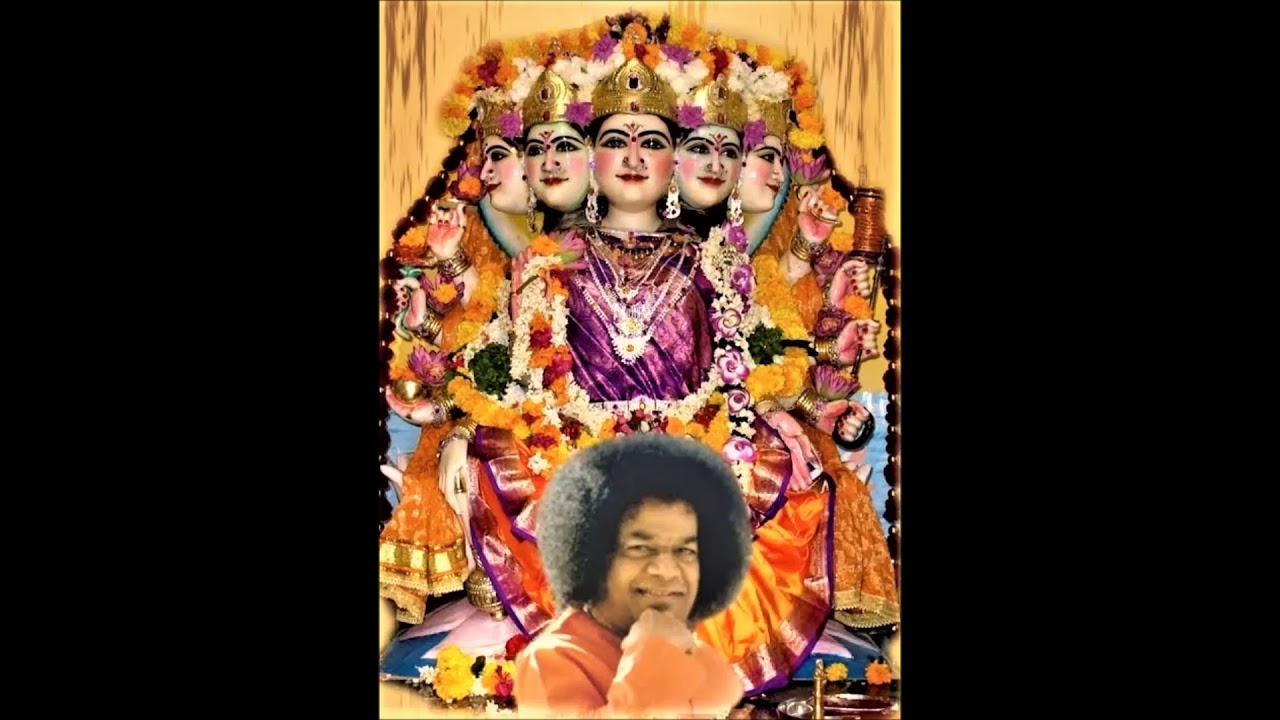 Recitation of Gayatri Mantra by Bhagavan Sri Sathya Sai Baba YouTube