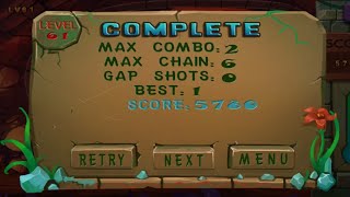 marble legend game ll level 61 complete#mixplate #marbl screenshot 5