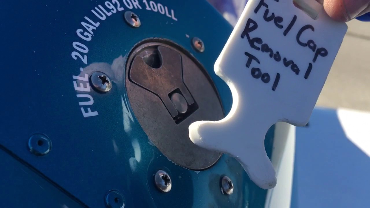 RV12 fuel cap removal tool YouTube