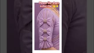 Trending 👌 💯 Fancy party' wear sleeve design #baju design #blouse #fashion #viral #song #diy