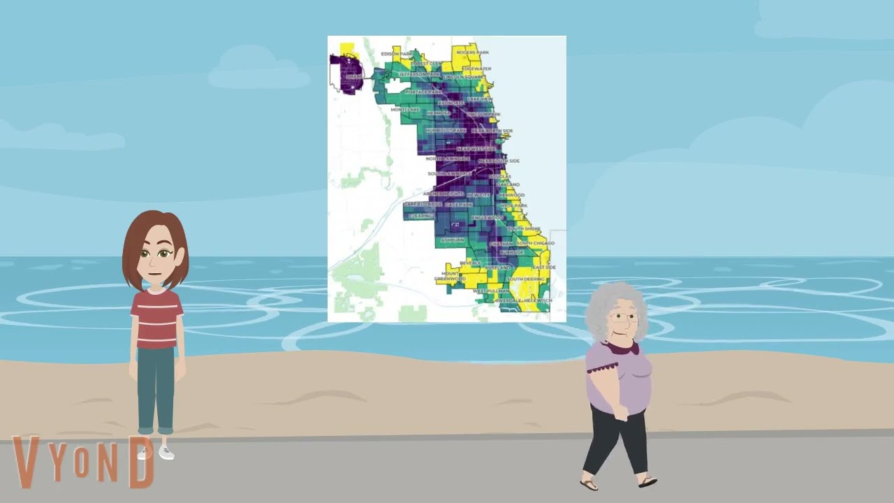 Bad air quality by the lake