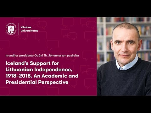 Lecture By The President Of Iceland Guðni Th Jóhannesson