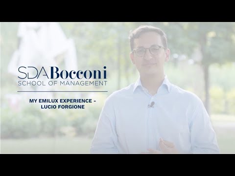 My EMILUX Experience - Lucio Forgione | SDA Bocconi