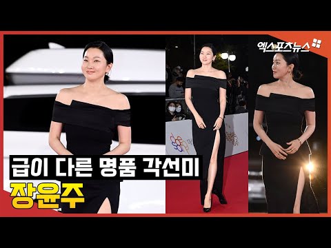 &amp;#39;이래서 톱모델&amp;#39; 장윤주, 급이 다른 명품 각선미 | 제42회 청룡영화상 레드카펫
