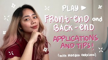 ACM Kickstarter: Front-end and Back-end Applications and Tips