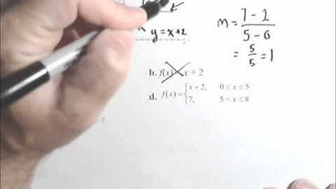 MAT150 - Piecewise Defined Functions
