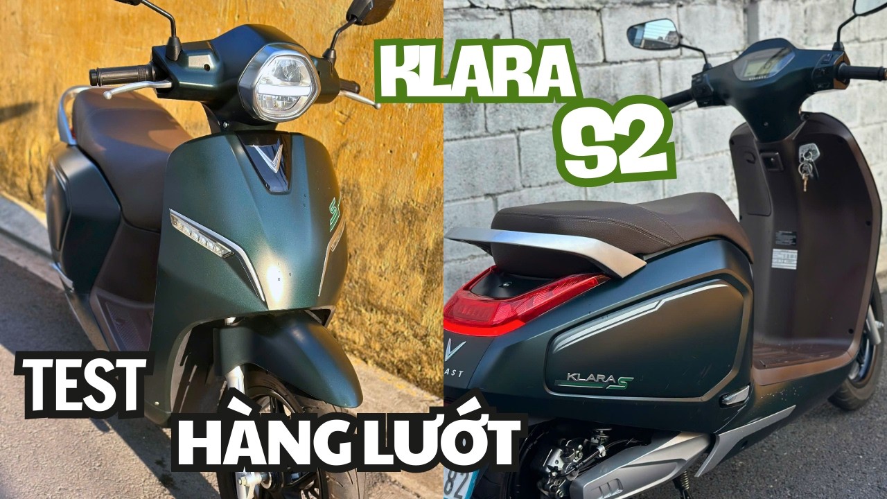 Anh Grab qua Test Vinfast Klara S2 Siêu lướt