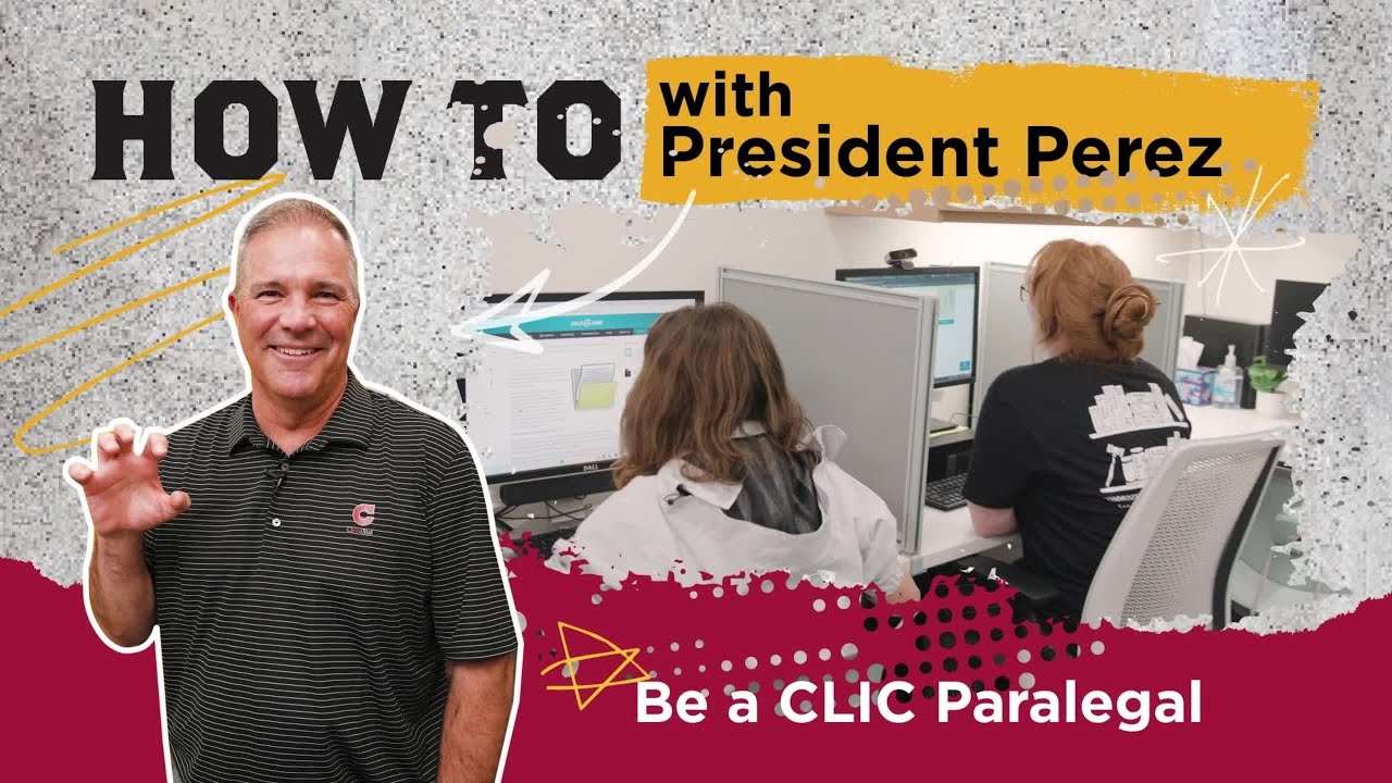 How To Be A CLIC Paralegal With Chico State's President