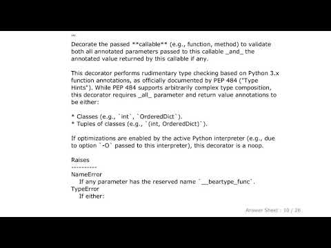 PYTHON : Best way to check function arguments?