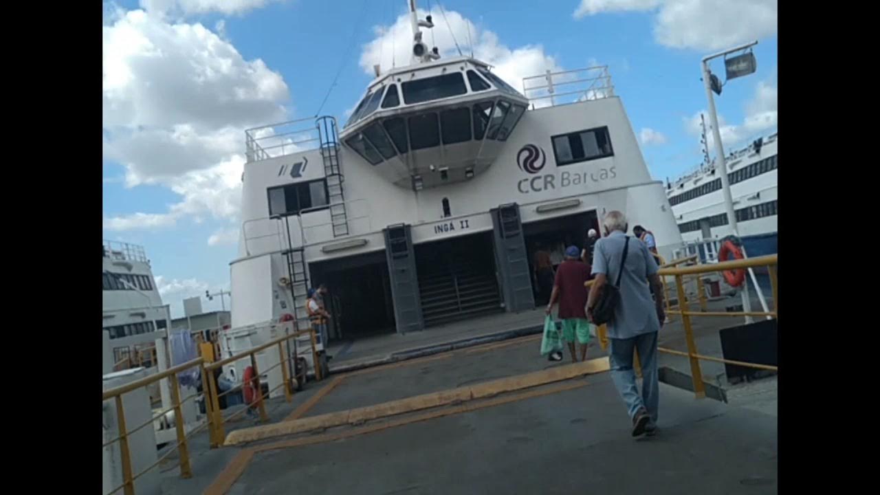 CCR Barcas Linha Praça XV (RJ) x Praça Araribóia (Niterói) (Visão Panorâmica) [C235 YouTube