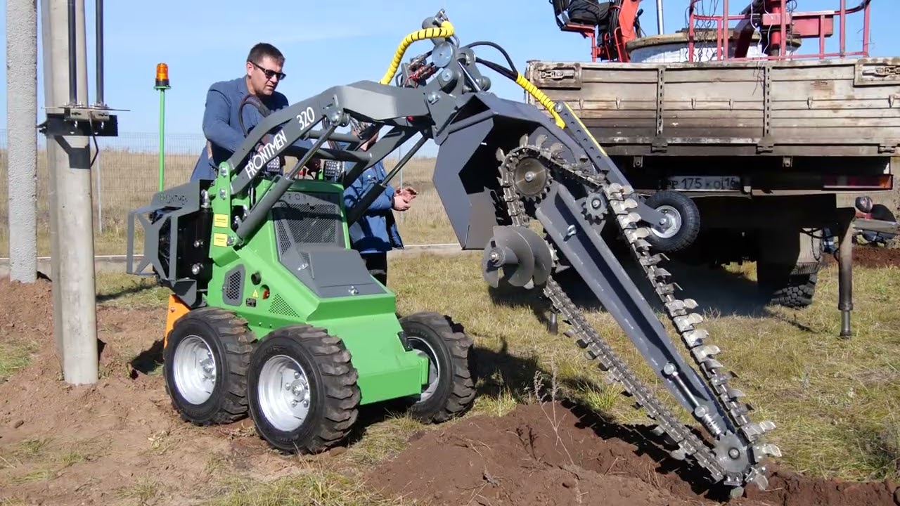 Мини-погрузчики FRONTMEN для уборки снега и благоустройства территорий