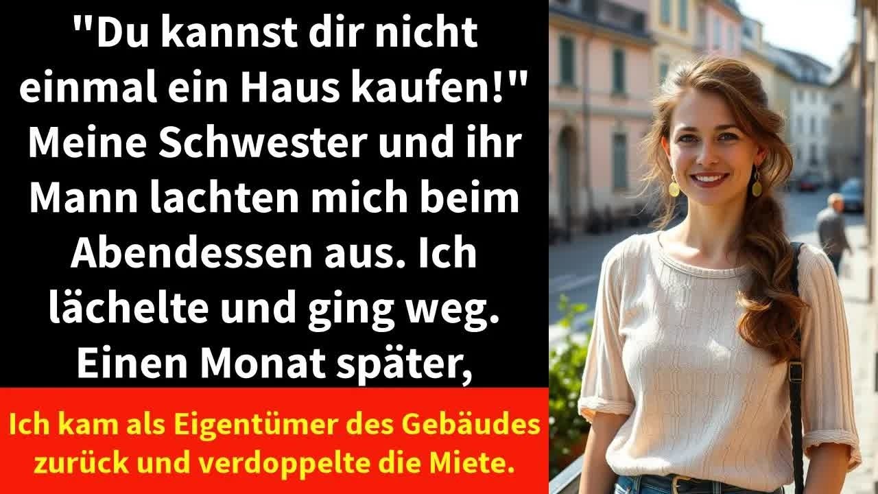 „Du kannst dir nicht mal ein Haus leisten!“ – Meine Schwester lachte mich aus