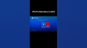 PS4 Pro Main Menu In 2024!