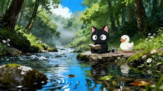 Sometimes the best music is the rhythm of nature. 🌿 5H Deep Focus Forest River Lo-fi for Study