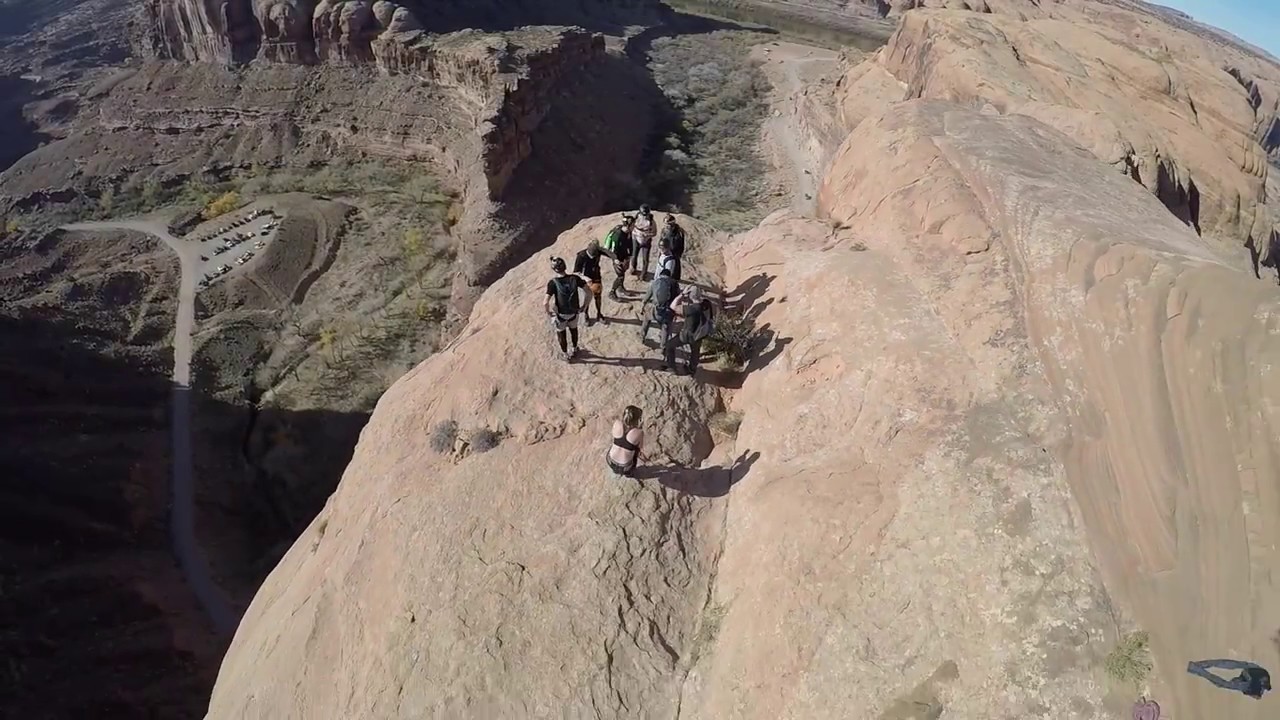 B.A.S.E Jumping Moab - Tombstone Exit