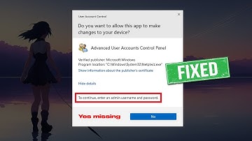 Fix - To Continue Enter An Admin Username And Password In Windows 11/ 10 || 