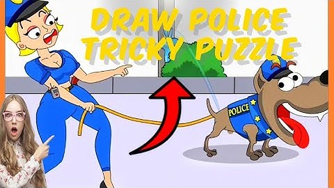 Draw Police Tricky Puzzle - New Update level 40-100 Android gameplay walkthrough ios-andirod HD
