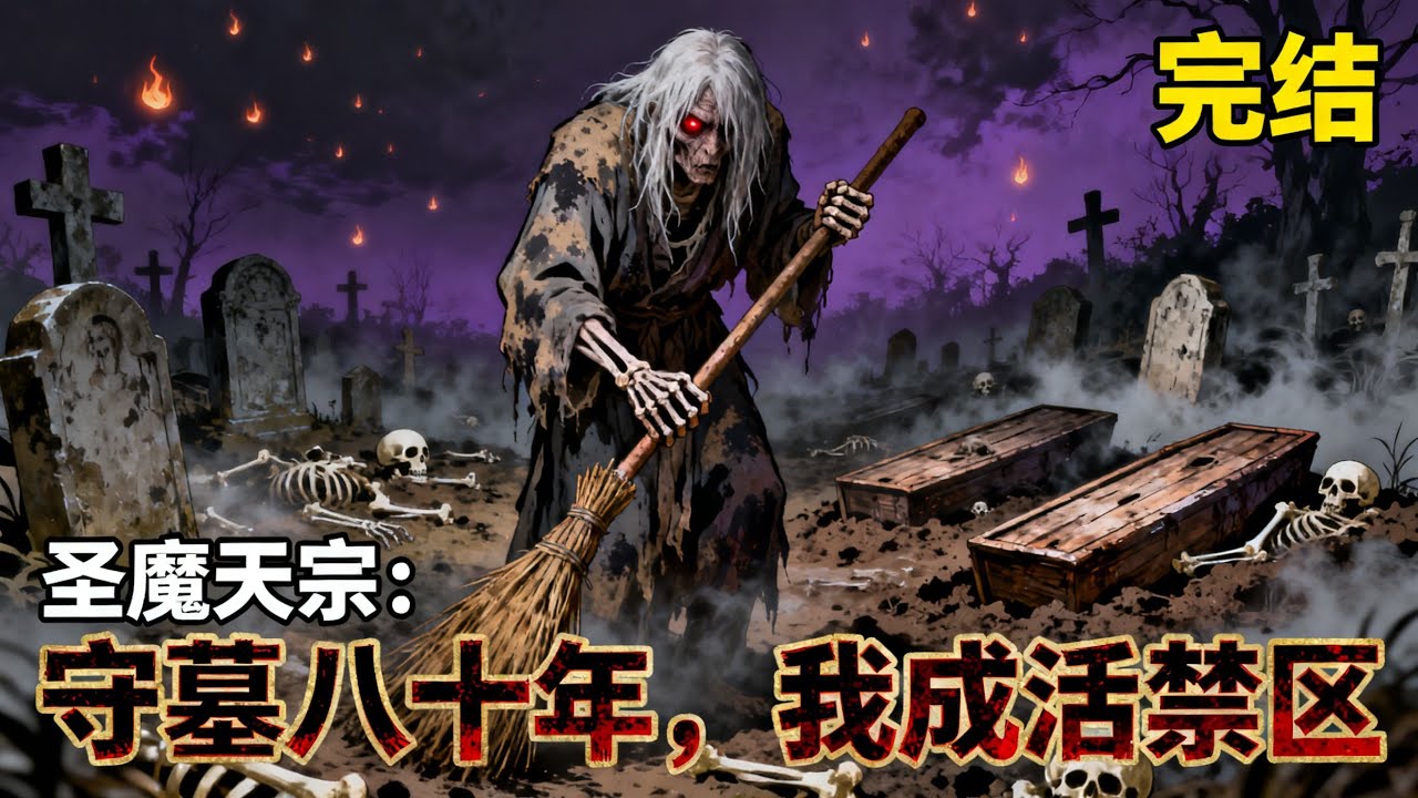 【完结】《聖魔天宗：守墓八十年，我成活禁區》被宗門放棄的雜役弟子，在禁地日復一日埋屍掃地，卻意外激活簽到系統，八十年後整個禁地成了連宗主都不敢踏足的恐怖地帶。