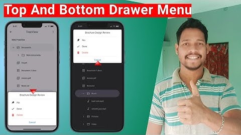 top and bottom drawer menu Android project in sketchware pro #AndroidAppdeveloper#sketchware