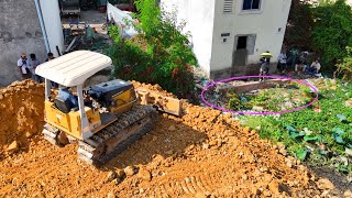 Ep3​​,Update project build Uninstall The Lake Pour soil around the house by Dozer Push Soil & Truck