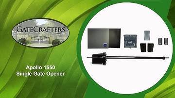 How To Use Apollo 1550 Single Driveway Gate Opener