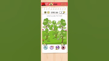 Brain test level 200 | What is under the tree #braintest #braintestlevels