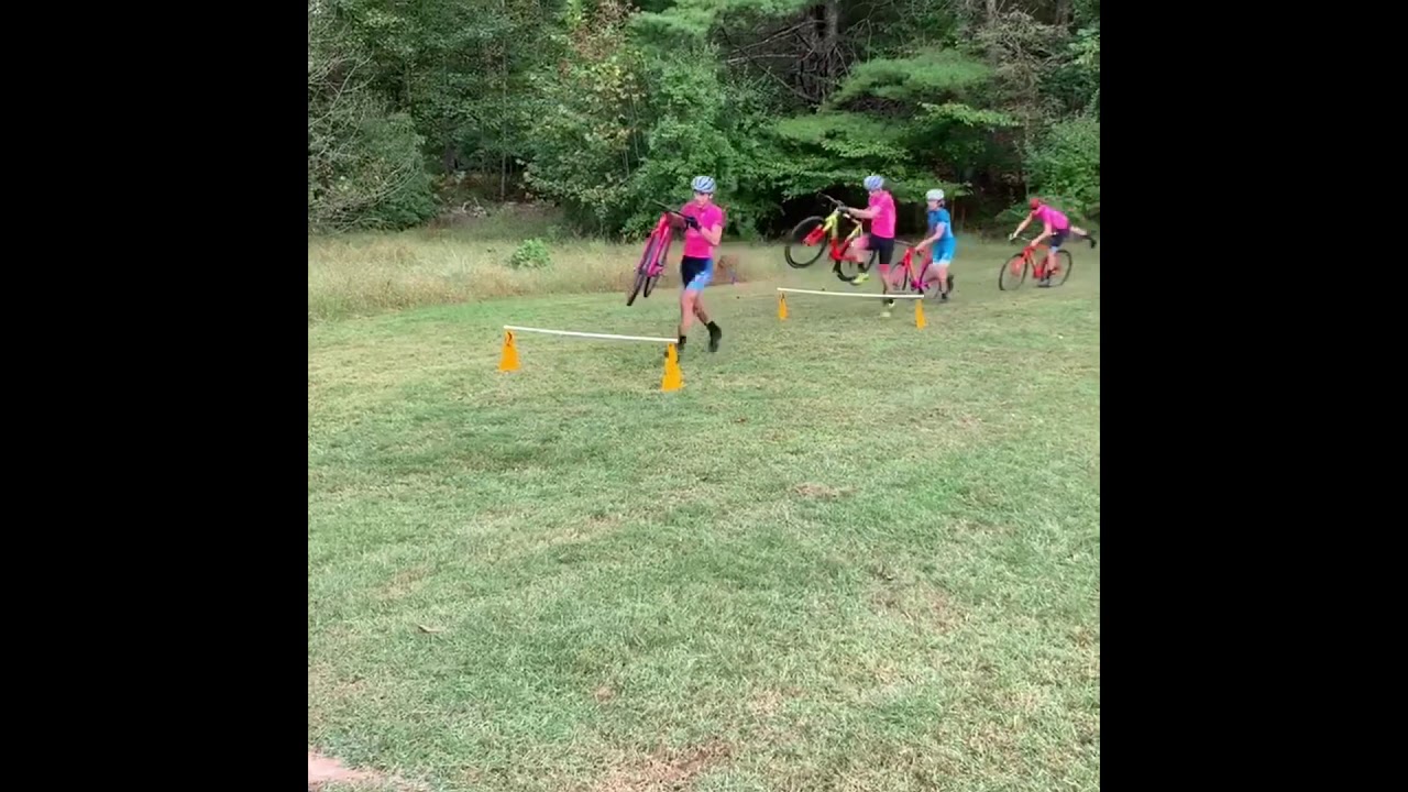 Cyclocross Barrier Training with MSA Endurance Cycling Team and portable CX Barriers