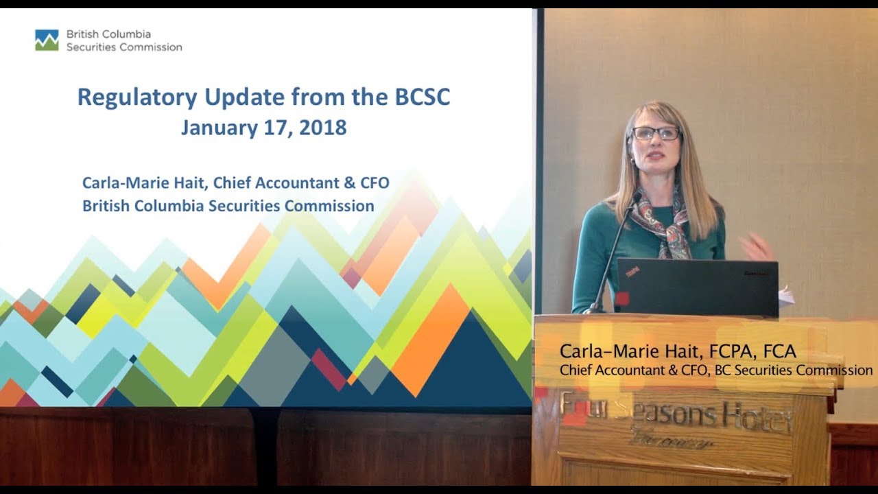 Annual Regulatory and TSX-V Update 2018 | Carla-Marie Hait | BCSC