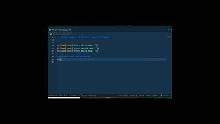 find the area of triangle use python #python #pythoncode