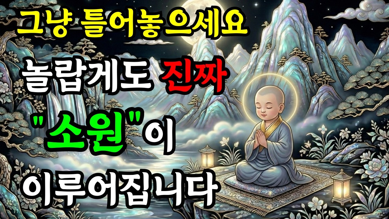 노래로 듣는 부처님말씀ㅣ소원을 이뤄주는 불교의 노래소원성취 기도노래 #불교음악 #기도노래 #소원성취