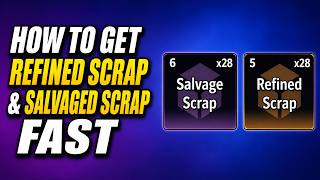 How to GET REFINED SCRAP & SALVAGED SCRAP FAST in FISCH Roblox