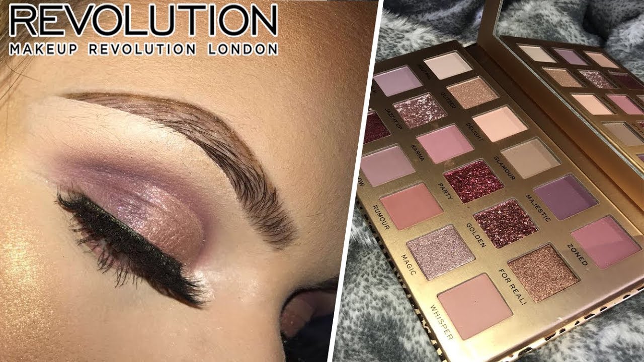 Testing Revolution Pro New Neutral Luxe Eyeshadow Palette Youtube