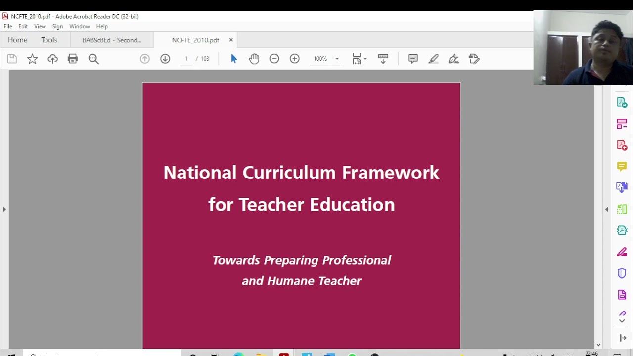 Teacher Education: Organization of Teacher education Curriculum part 1