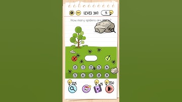 How many spiders are there? | Brain 🧠 out 1 | Level 397 #brainout #subscribe #shorts #viral