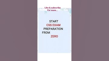 CSS Exam|Start CSS From Zero|Start CSS Preparation|#viral #cssexam #shortsviral #shorts#cssaspirants