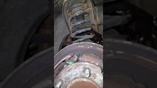 99 chevy tracker rear drum brake ebrake - YouTube