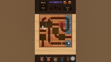 Roll the Ball slide puzzle Star E Pack Level 4 Solution