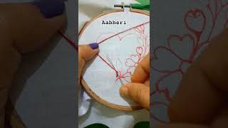 basic chain stitch ❤️#shorts #handmadewithlove #embroidery #handembroidery #handmade #diy #sewing