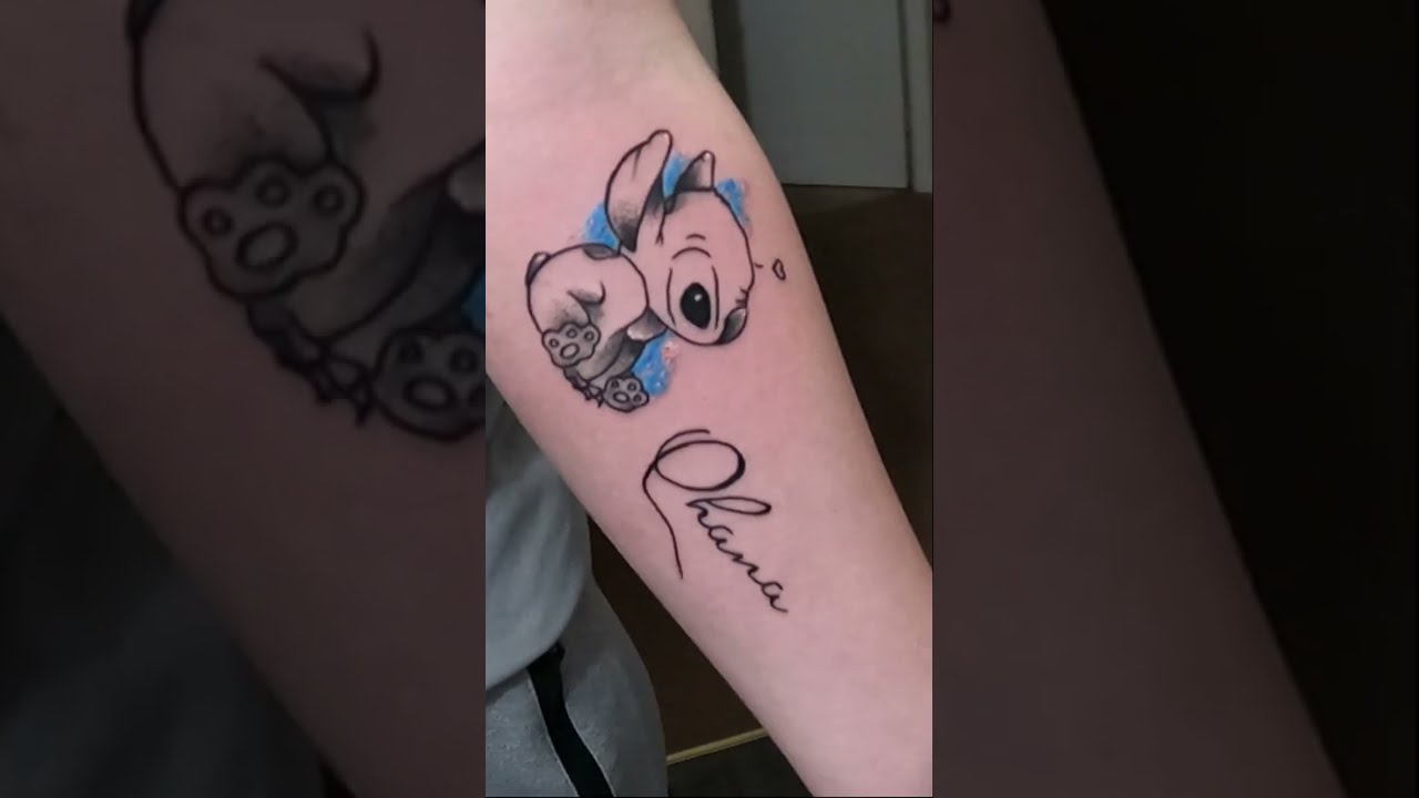 Cute Stitch Tattoo