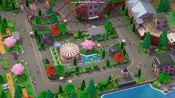 Parkitect Adventures Park entry land 