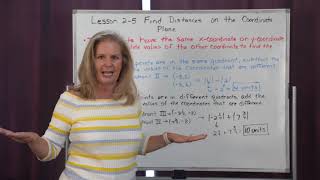 Math 6 Lesson 2 5 Find Distances on the Coordinate Plane
