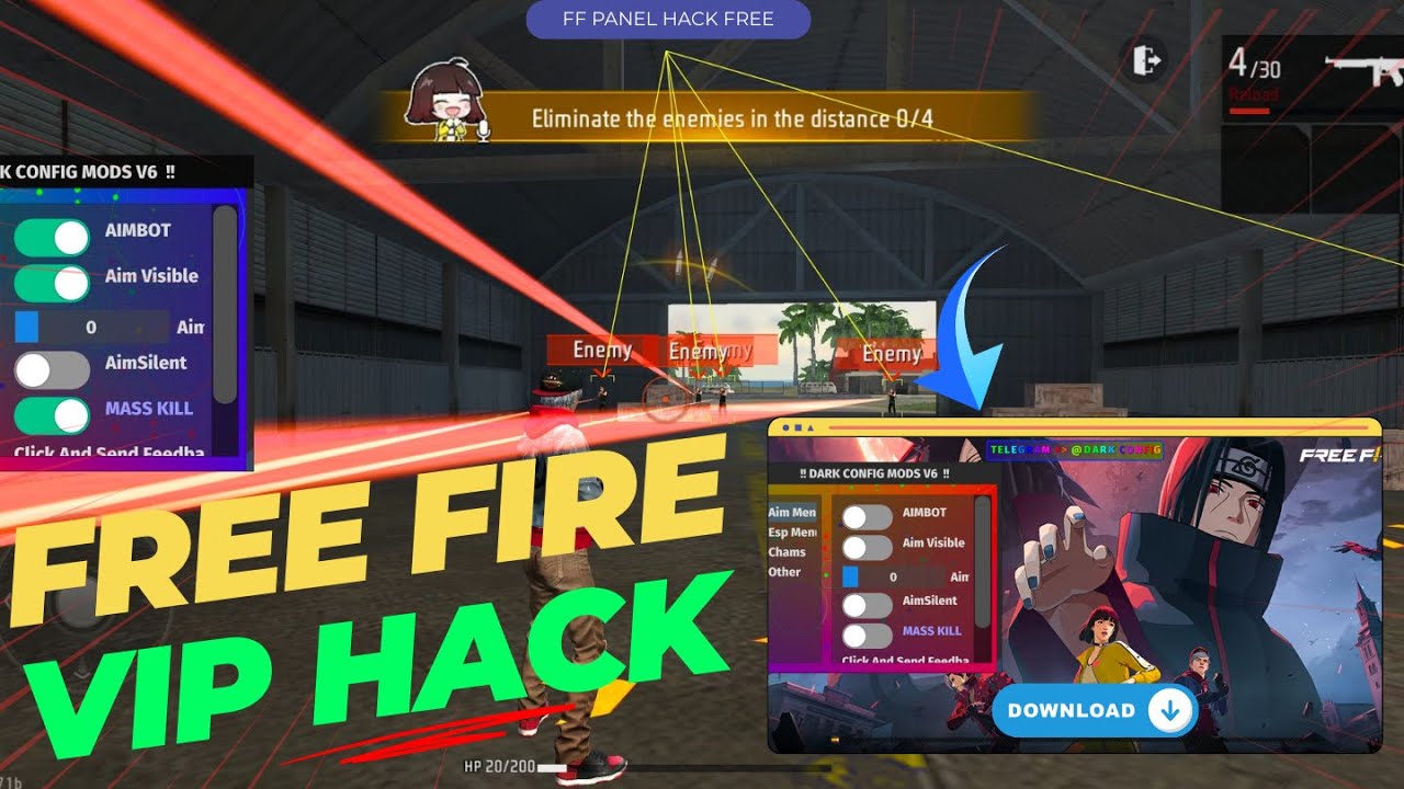 Free Fire x NARUTO Mod Menu Free Fire Mod Apk