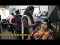 Makeup and hairstyle practice by students of dandavate arts makeup studio