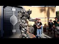 Megatron tortures and humiliates guests at Universal Studios Hollywood just for fun